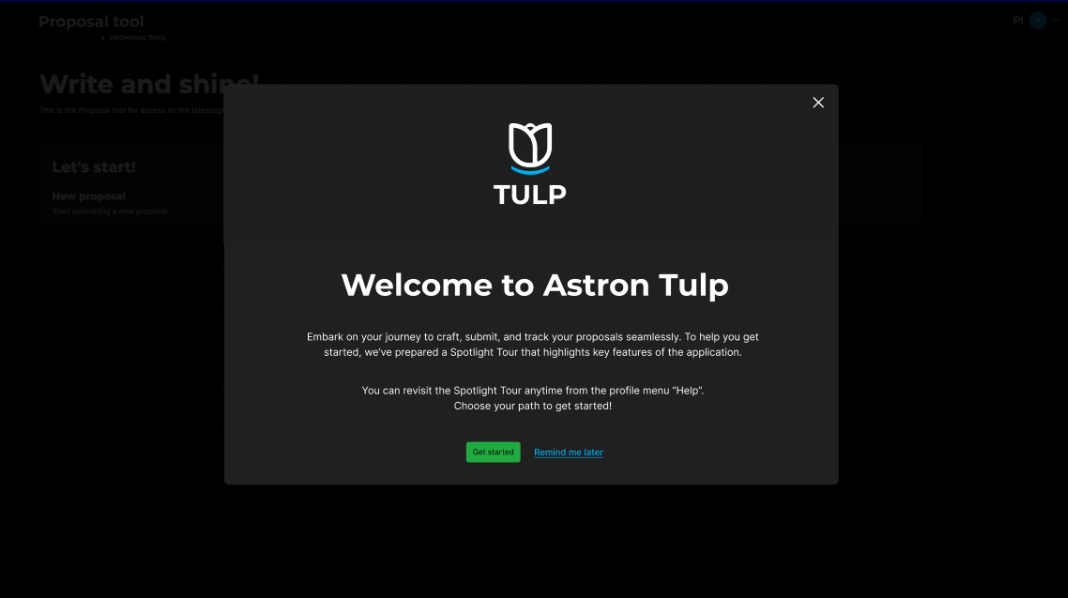 Onboarding Tulp